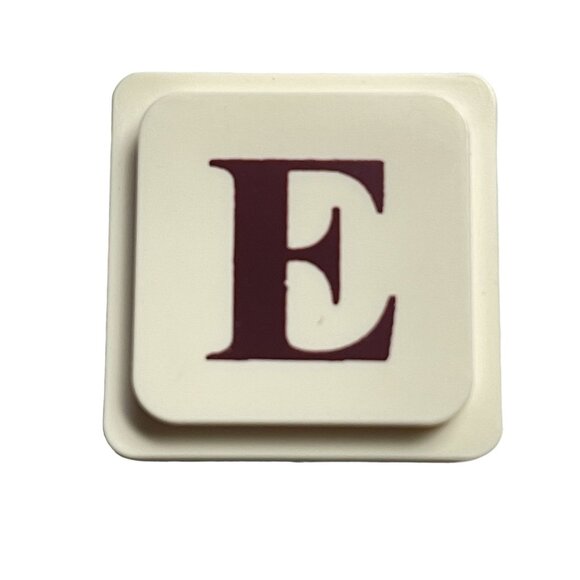 UpWords 3D Letter E Tile Replacement Stacking Word Game Piece 1988 Edition u Vin - Picture 1 of 2